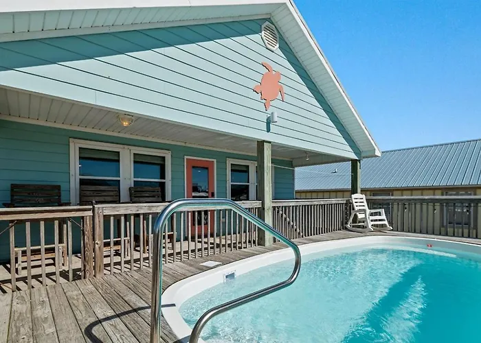 Front With Private Heated Pool In Alabama Gulf Shores